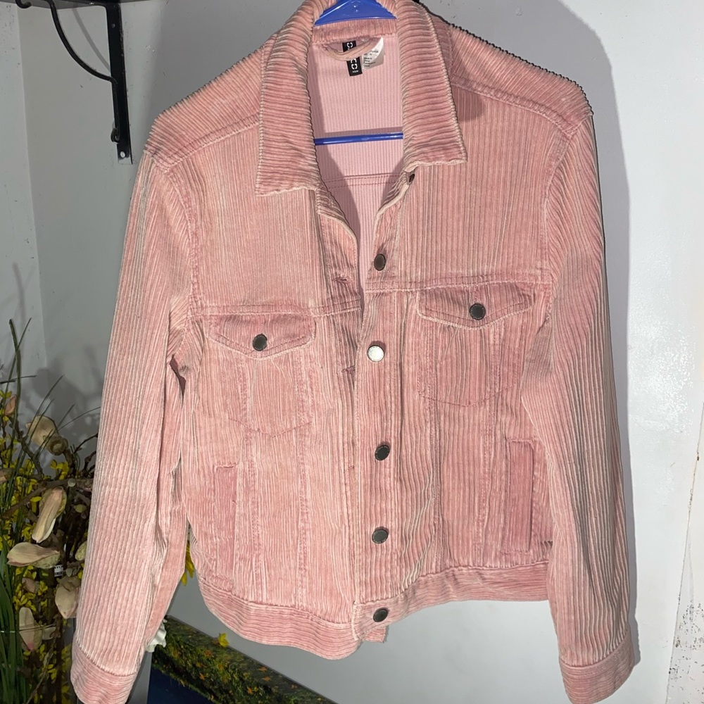 Pink corduroy jacket